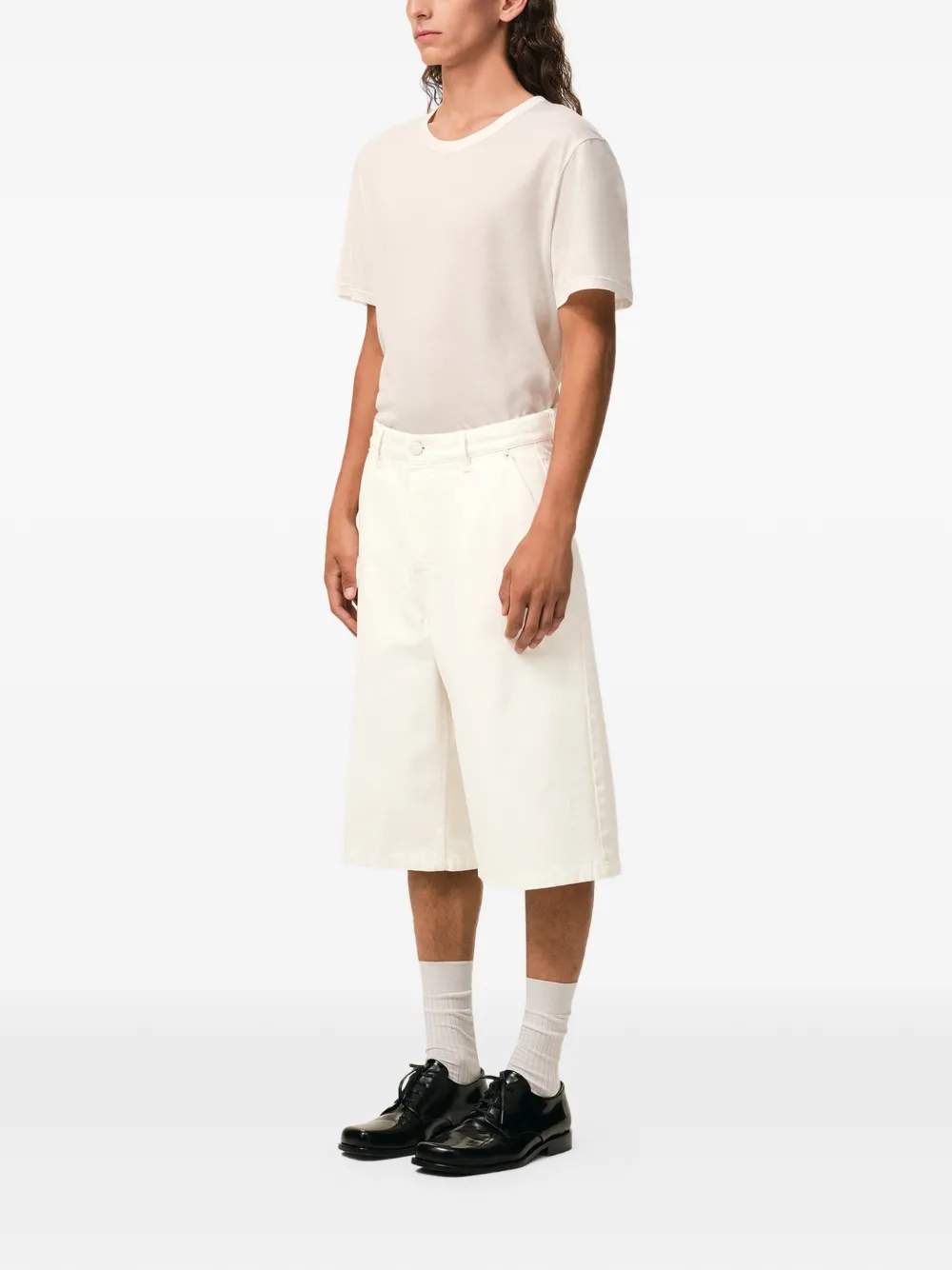 AMI Paris Bermuda shorts Beige