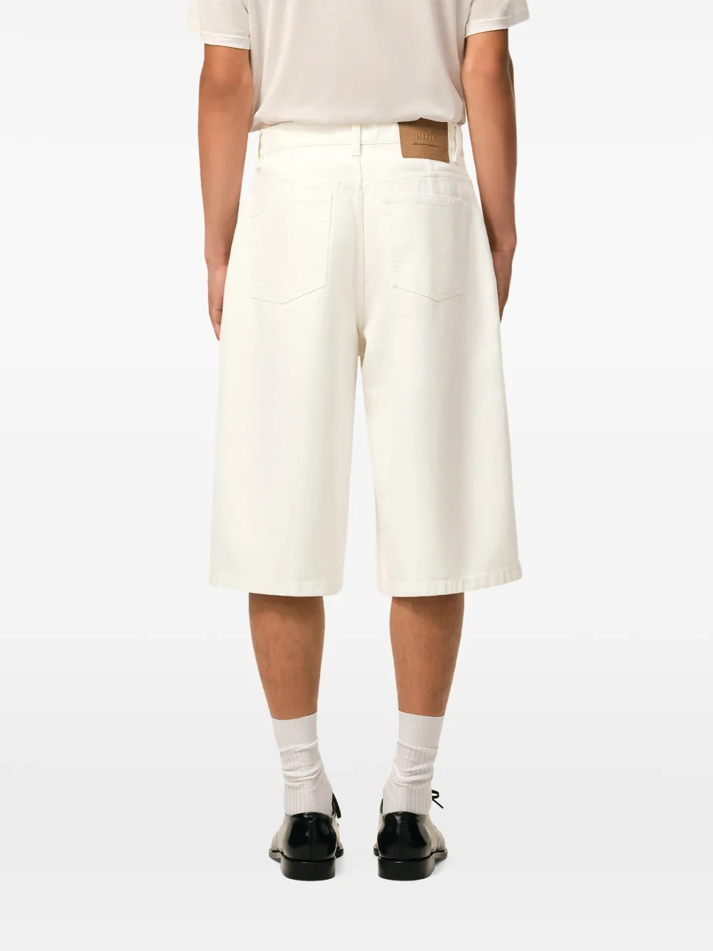 AMI Paris Bermuda shorts Beige