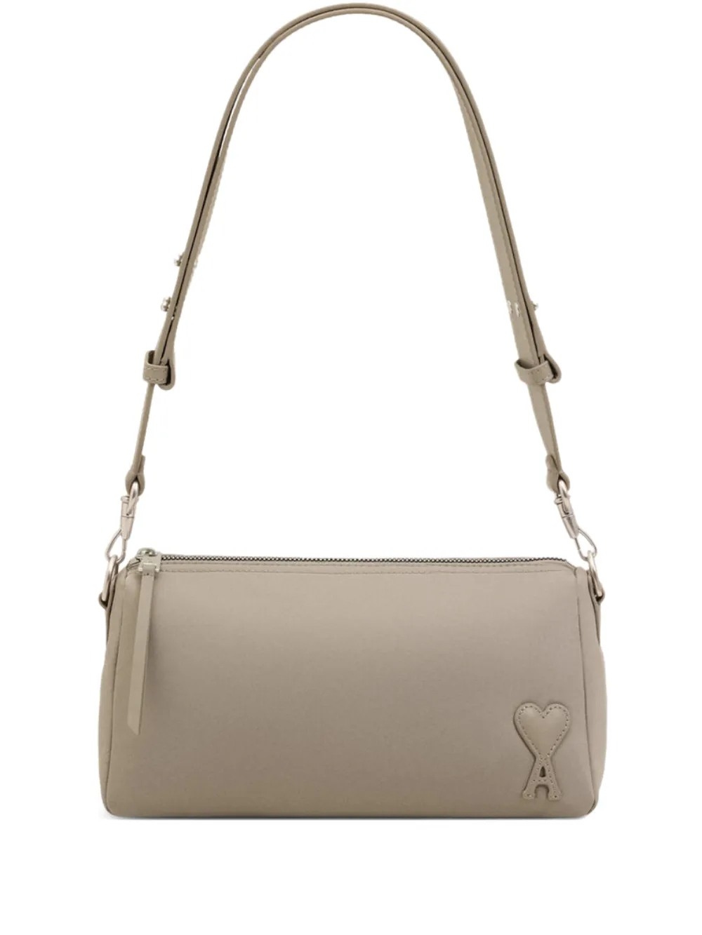 AMI Paris padded leather marcel shoulder bag | Neutrals | Image 1