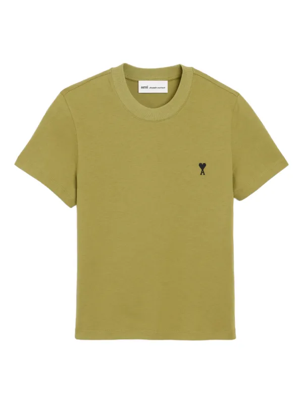 AMI Paris Ami De Coeur Tシャツ | グリーン | FARFETCH JP