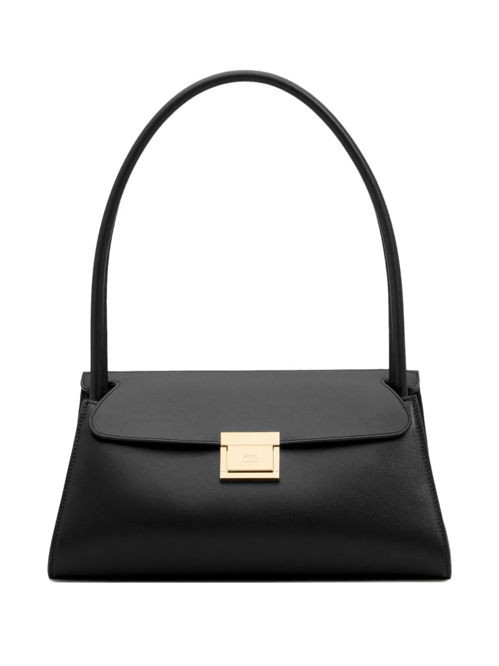 AMI Paris Borsa tote Mimi mini con logo - Nero