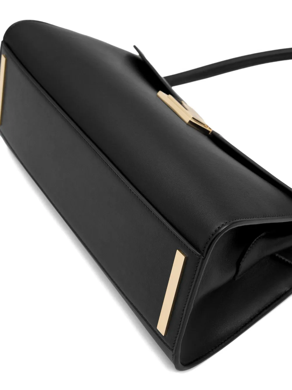 AMI Paris Kleine Mimi shopper met logodetail Zwart