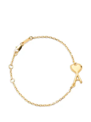 AMI Paris AMI DE COEUR チェーンブレスレット | ゴールドトーン