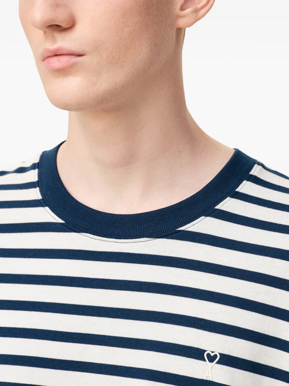 AMI Paris Ami De Coeur T-shirt met lange mouwen Wit