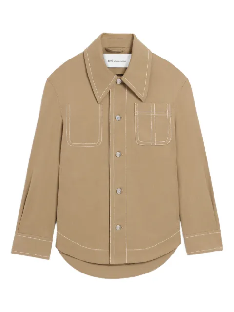 AMI Paris buttoned worker jacket
