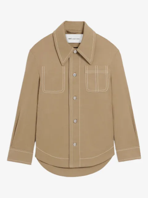 AMI Paris Geknöpfte Jacke im Workwear-Look