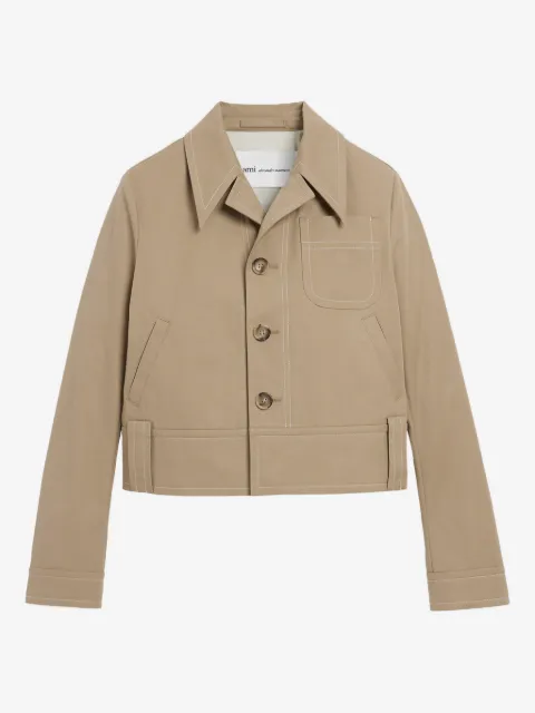 AMI Paris cotton buttoned jacket