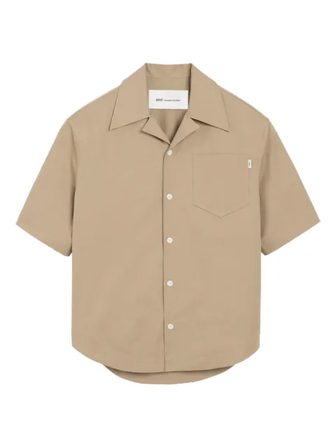 AMI Paris camisa manga corta con cuello
