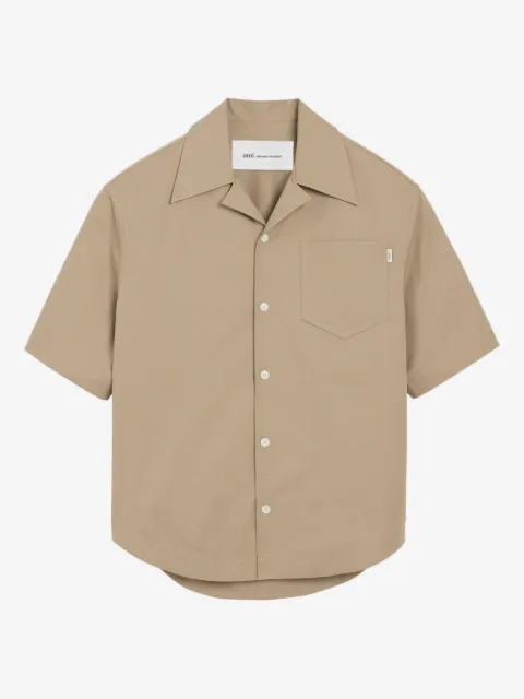 AMI Paris camisa manga corta con cuello