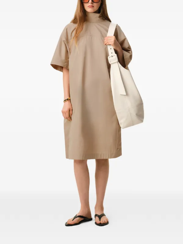 ami club dresses AMI PARIS Checked wool-blend midi dress