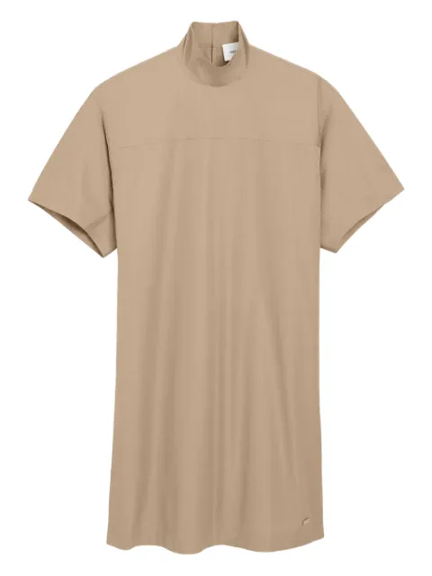 AMI Paris cotton stand up collar buttoned dress