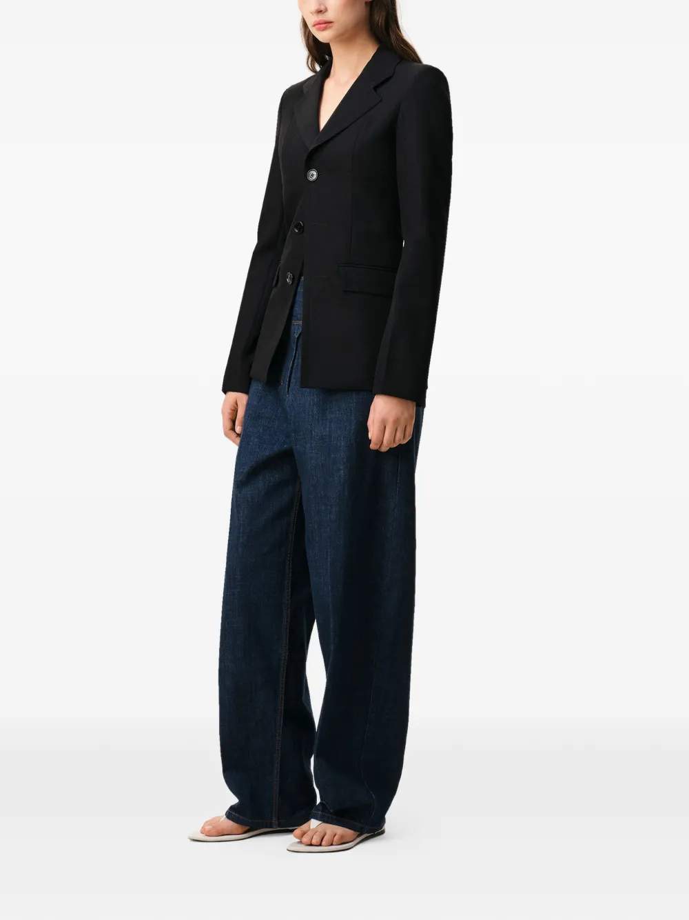  Ami Paris Single-breasted Blazer - Black 