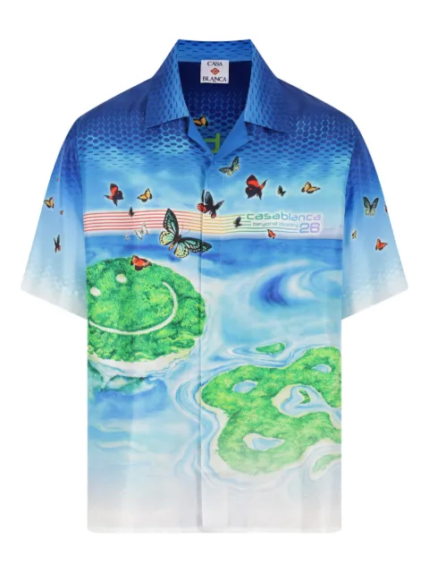 Casablanca Camisa com estampa