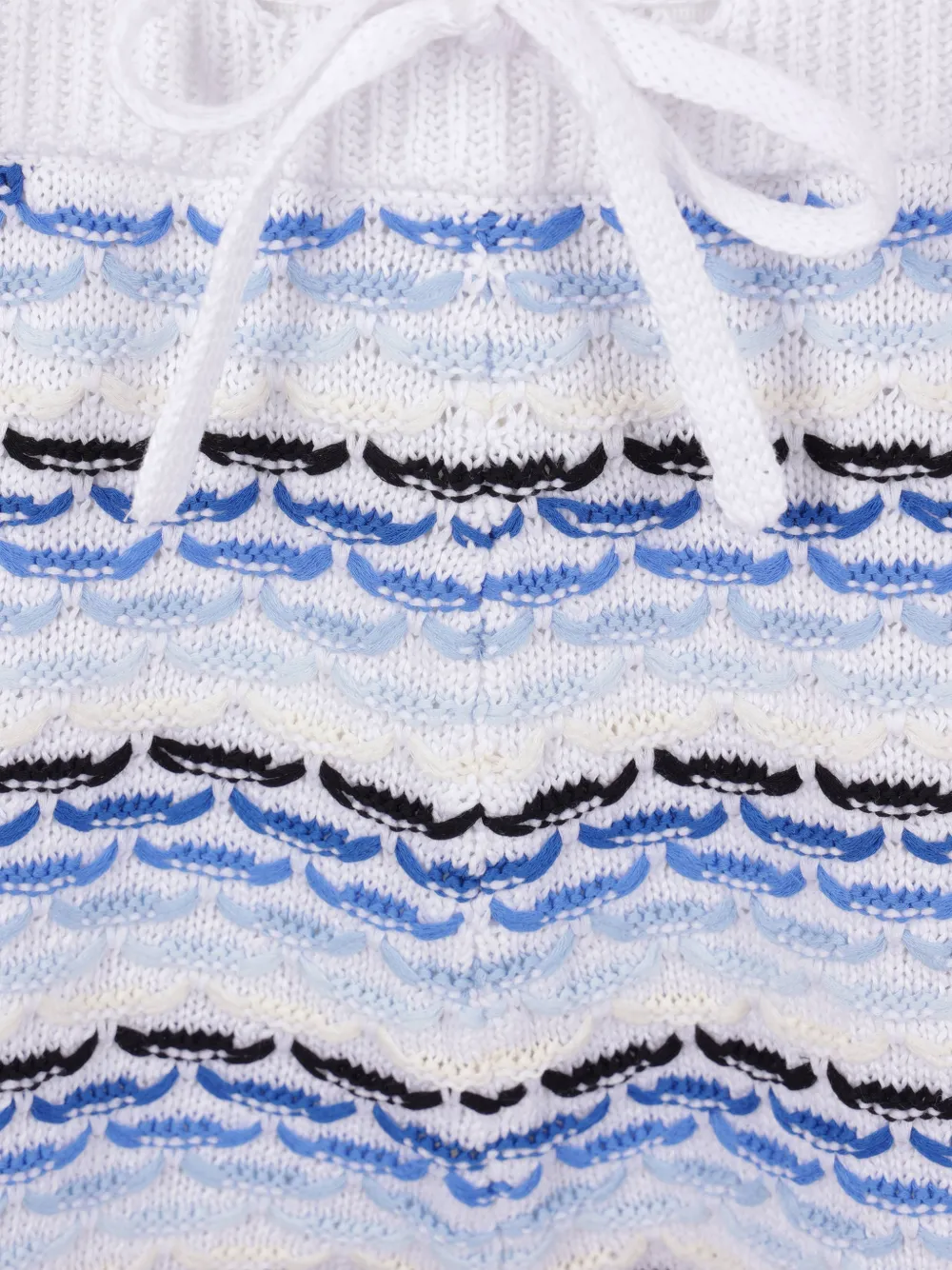 Casablanca Gestreepte shorts met logo Wit