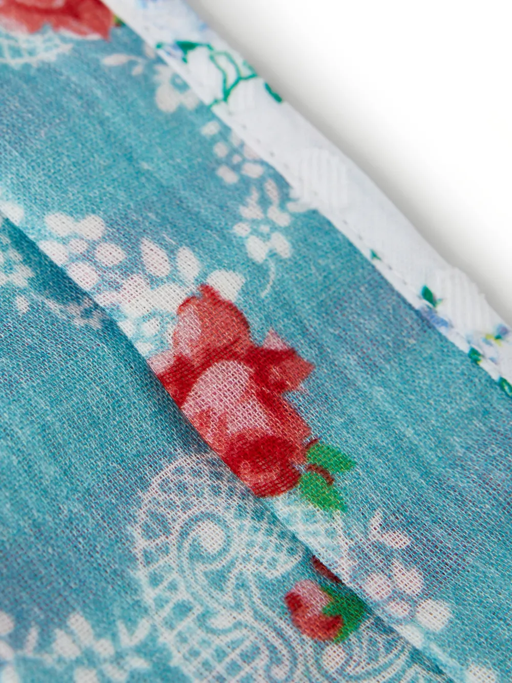  Loveshackfancy Floral-print Face Mask - Blue 