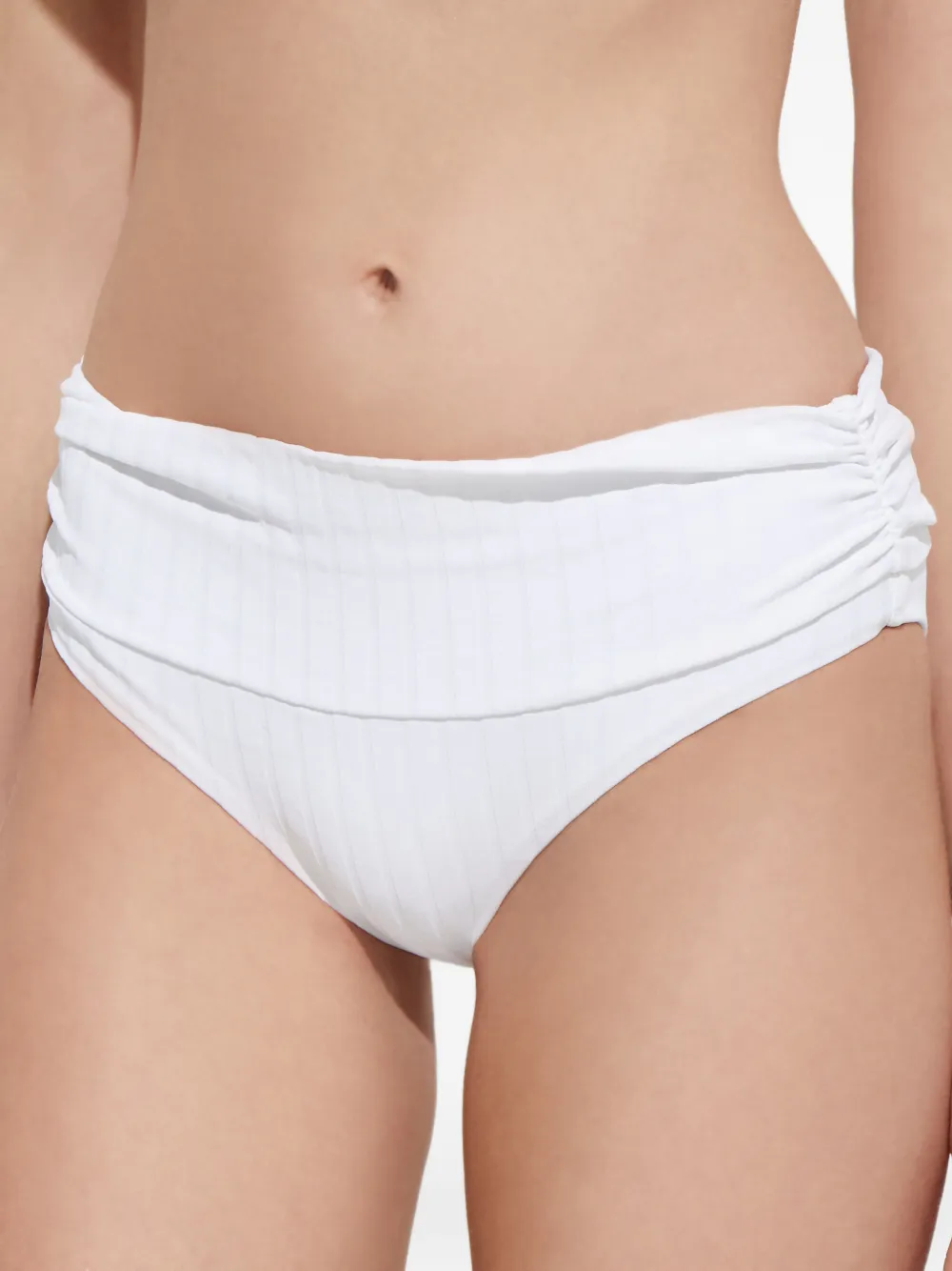 Melissa Odabash Bel Air gathered bikini bottoms - Weiß