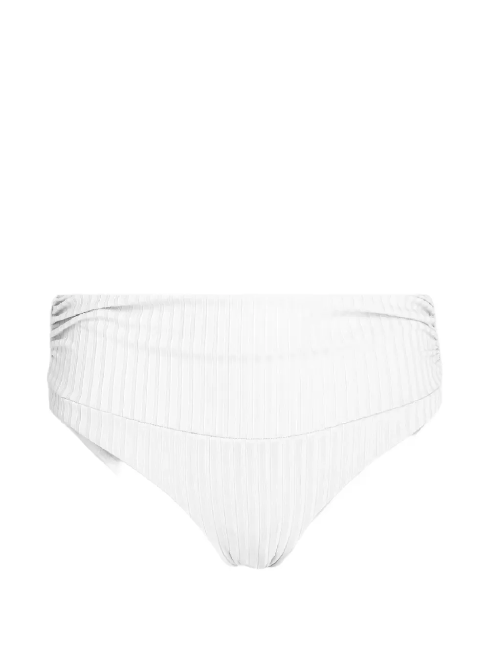 Melissa Odabash Bel Air gathered bikini bottoms - Bianco