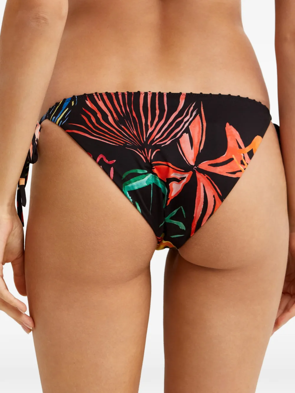 Charo Ruiz Ibiza Marisa bikinislip met abstracte print Zwart