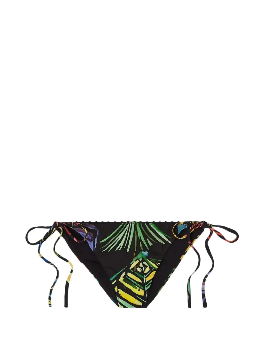 Charo Ruiz Ibiza Marisa abstract-print bikini bottoms - Schwarz