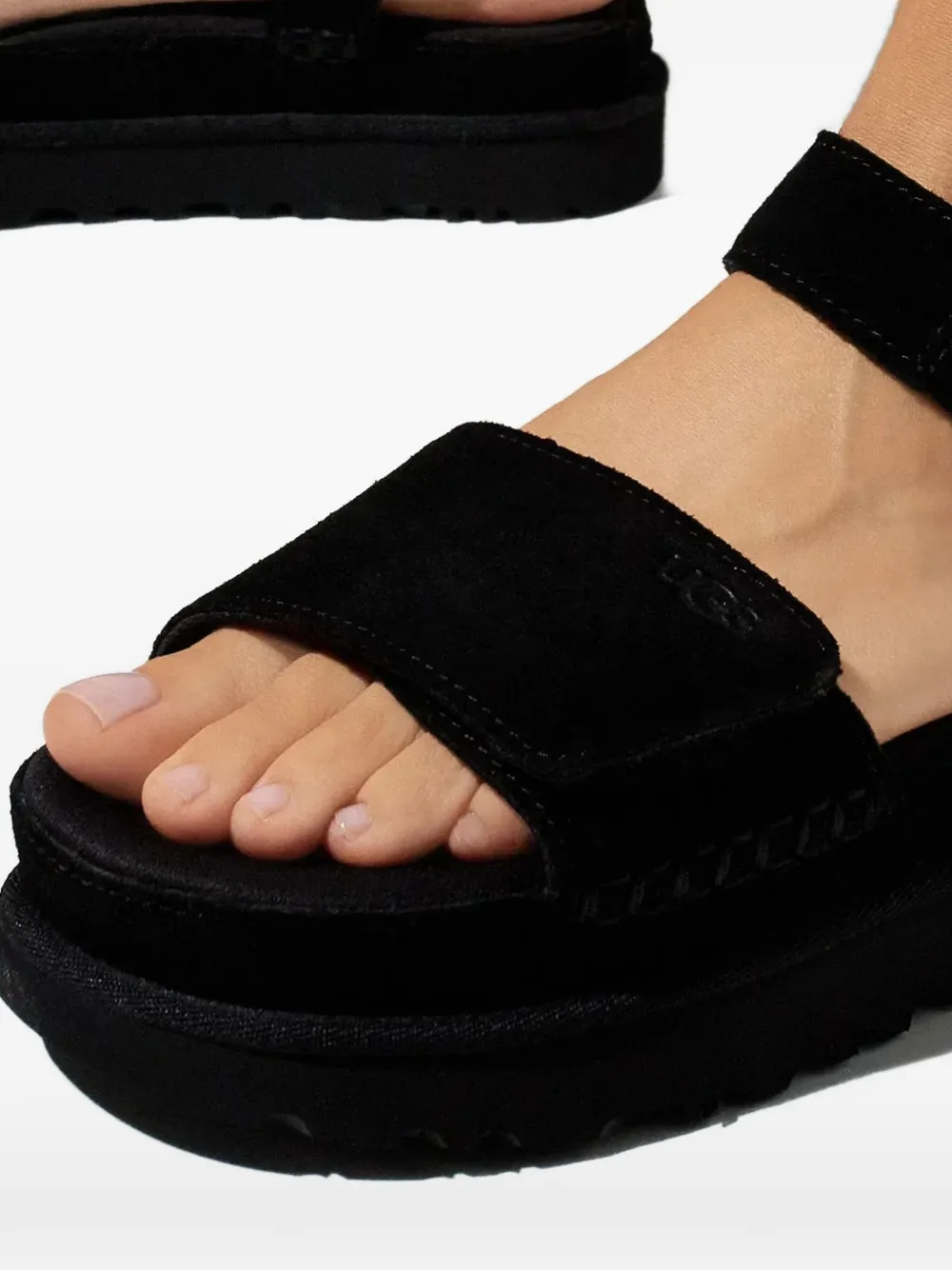 UGG Goldenstar sandalen met logo Zwart