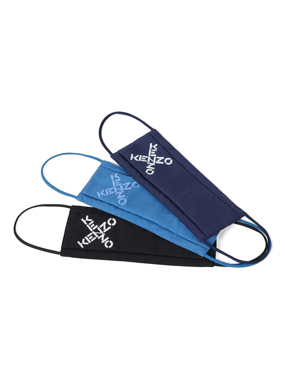 Kenzo logo face masks (set of three) | azul | Image 1