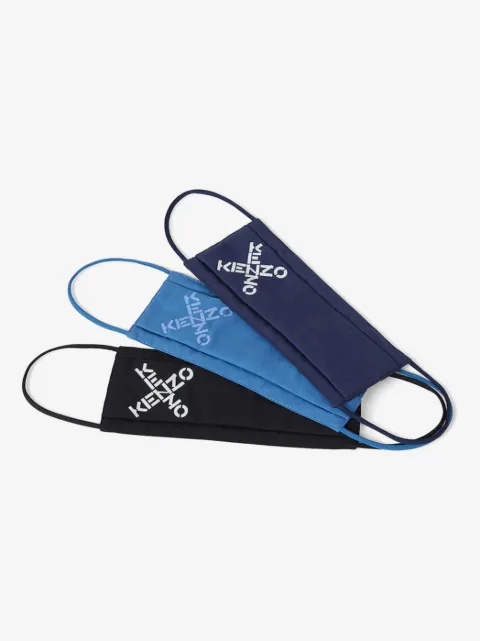Kenzo ansigtsmaske med logo (sæt med tre)