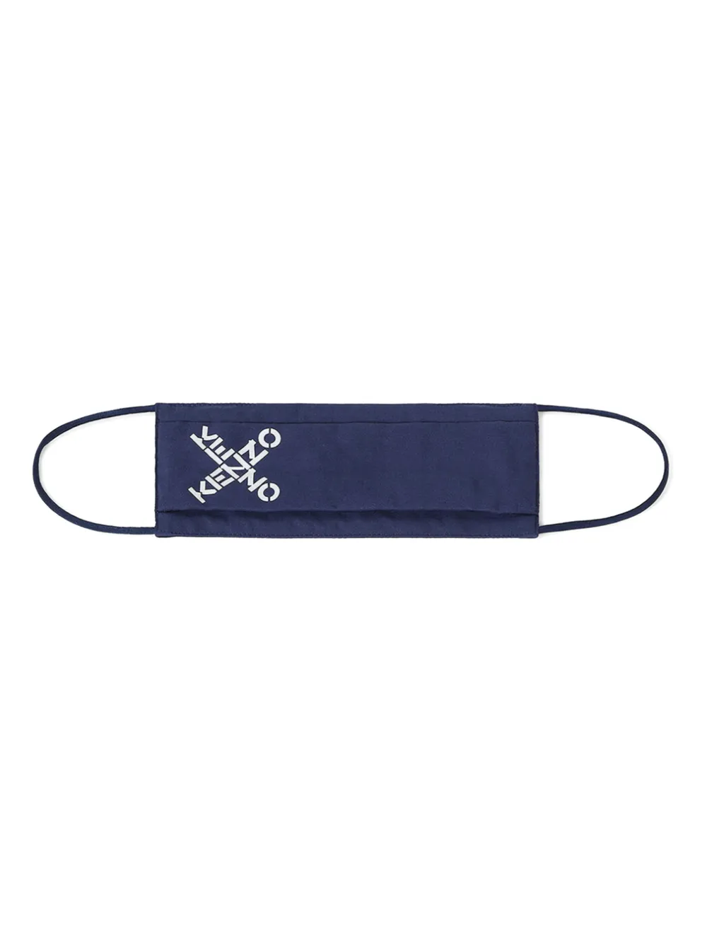  Kenzo Logo Face Masks (set Of Three) - Blue 