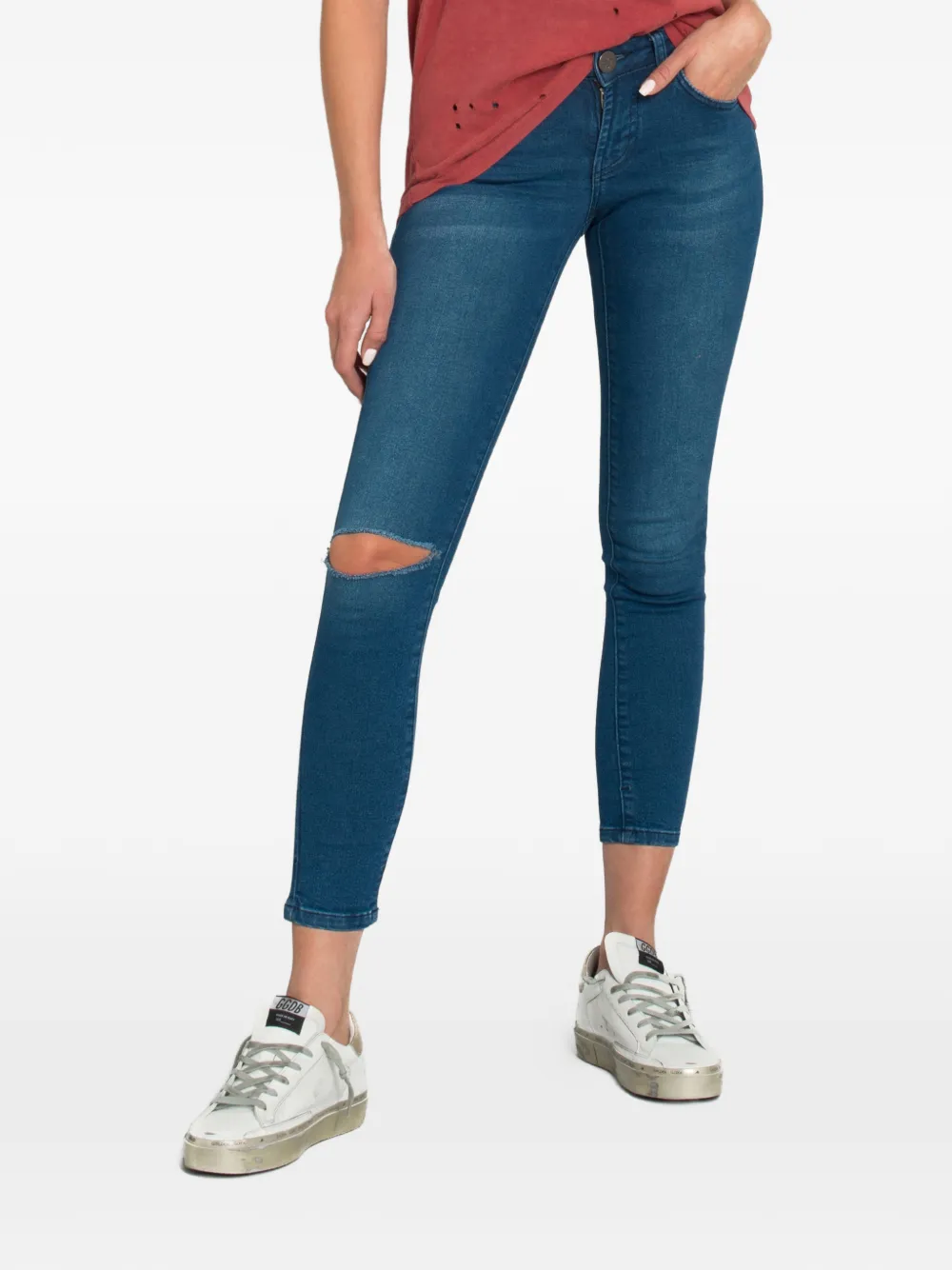 One Teaspoon Freebirds ripped jeans - Blu