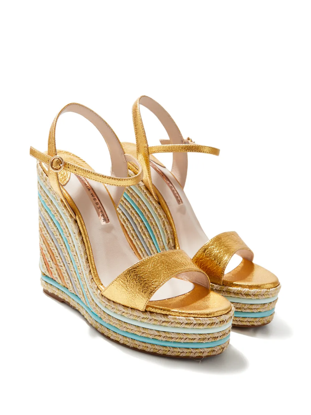 Sophia Webster raffia wedge sandals | Heeled Sandals | Image 2
