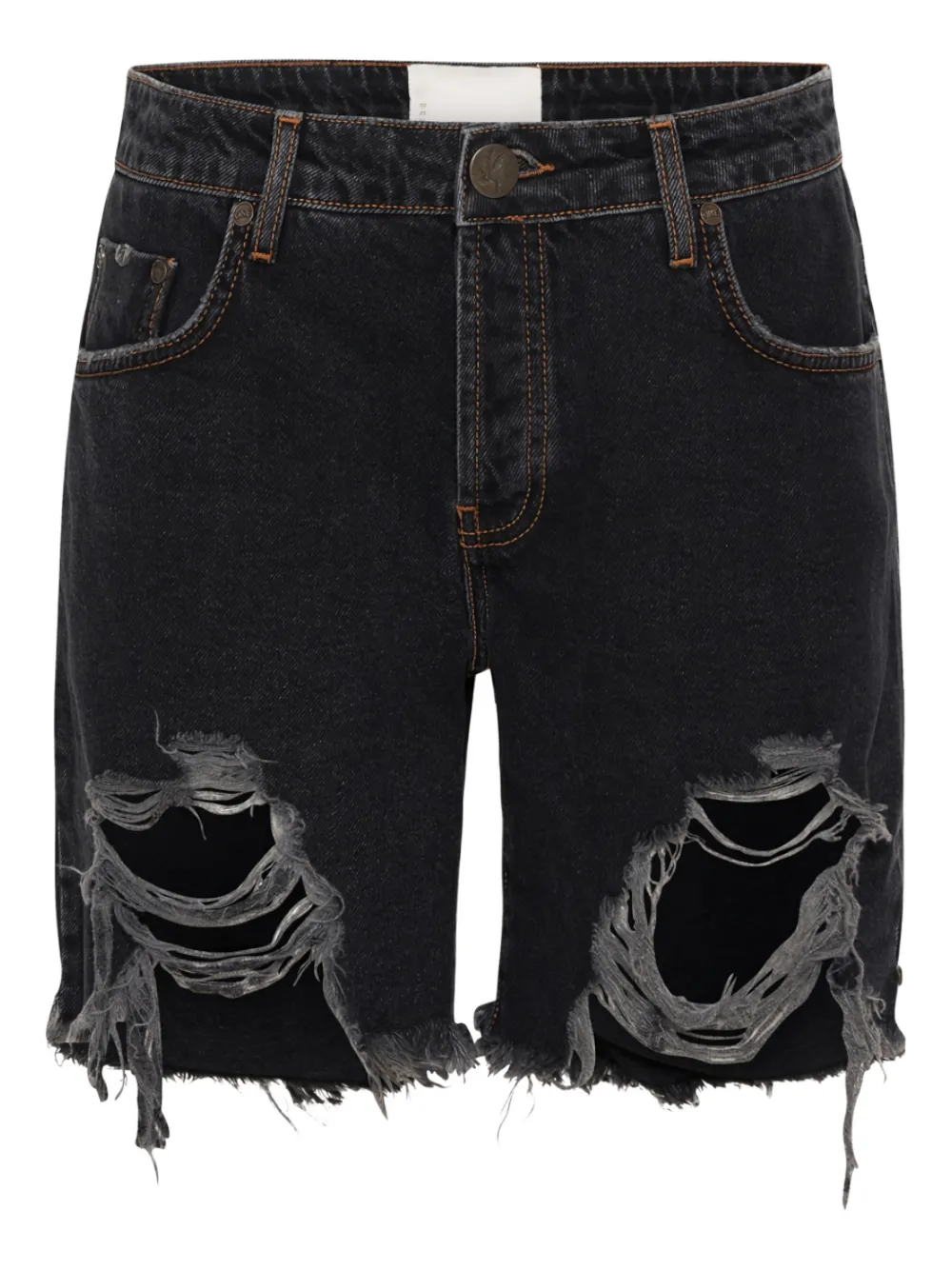 One Teaspoon Steviesd ripped shorts | negro | Image 1