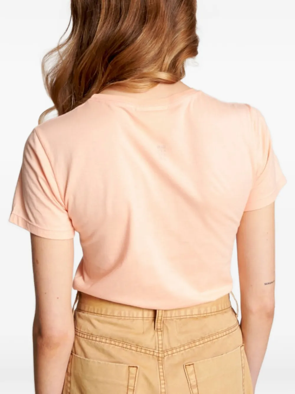 One Teaspoon T-shirt met logoprint Roze