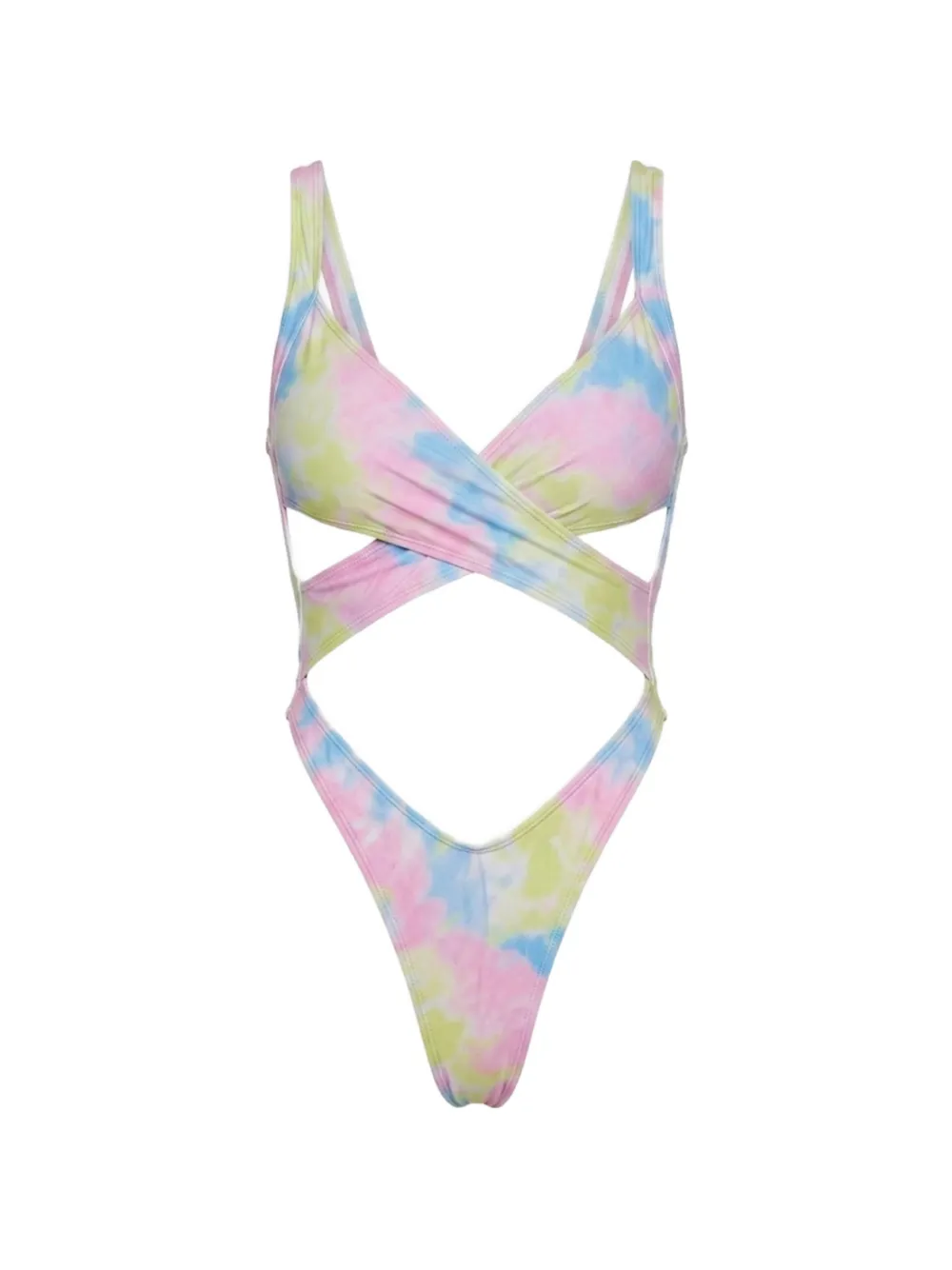 Reina Olga Exotica tie-dye swimsuit - Rosa
