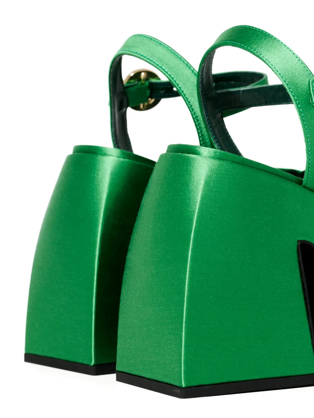 Nodaleto Bulla Joni buckle-strap heeled sandals Groen