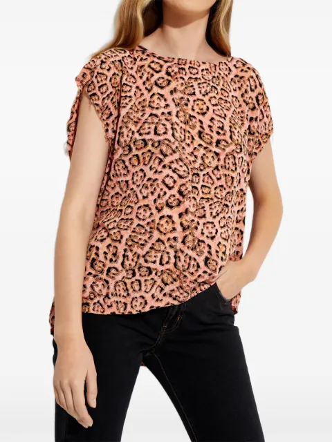 One Teaspoon playera con animal print