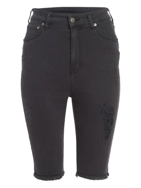 SEROYA Maya distressed-effect shorts