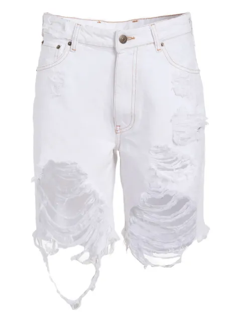 SEROYA frayed-effect shorts