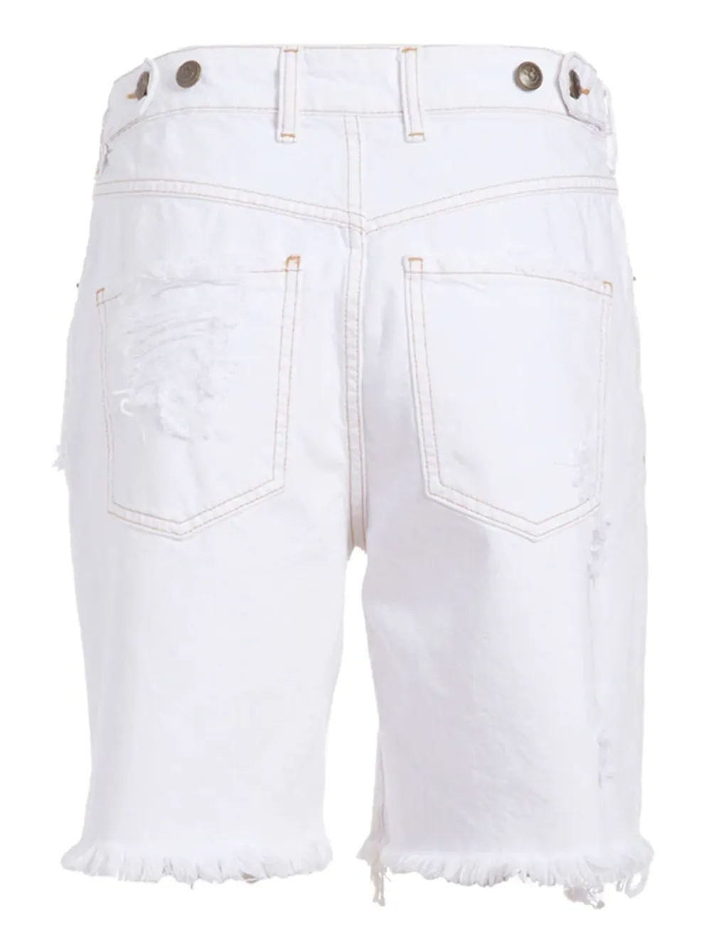 SEROYA frayed-effect shorts | Short Shorts | Image 2