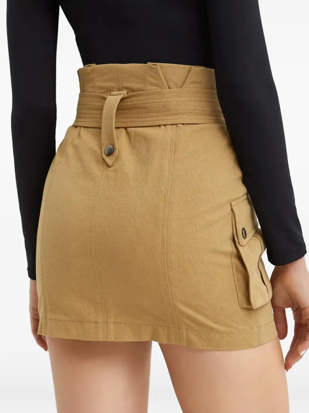  Seroya Cargo Belt Mini Skirt - Neutrals 
