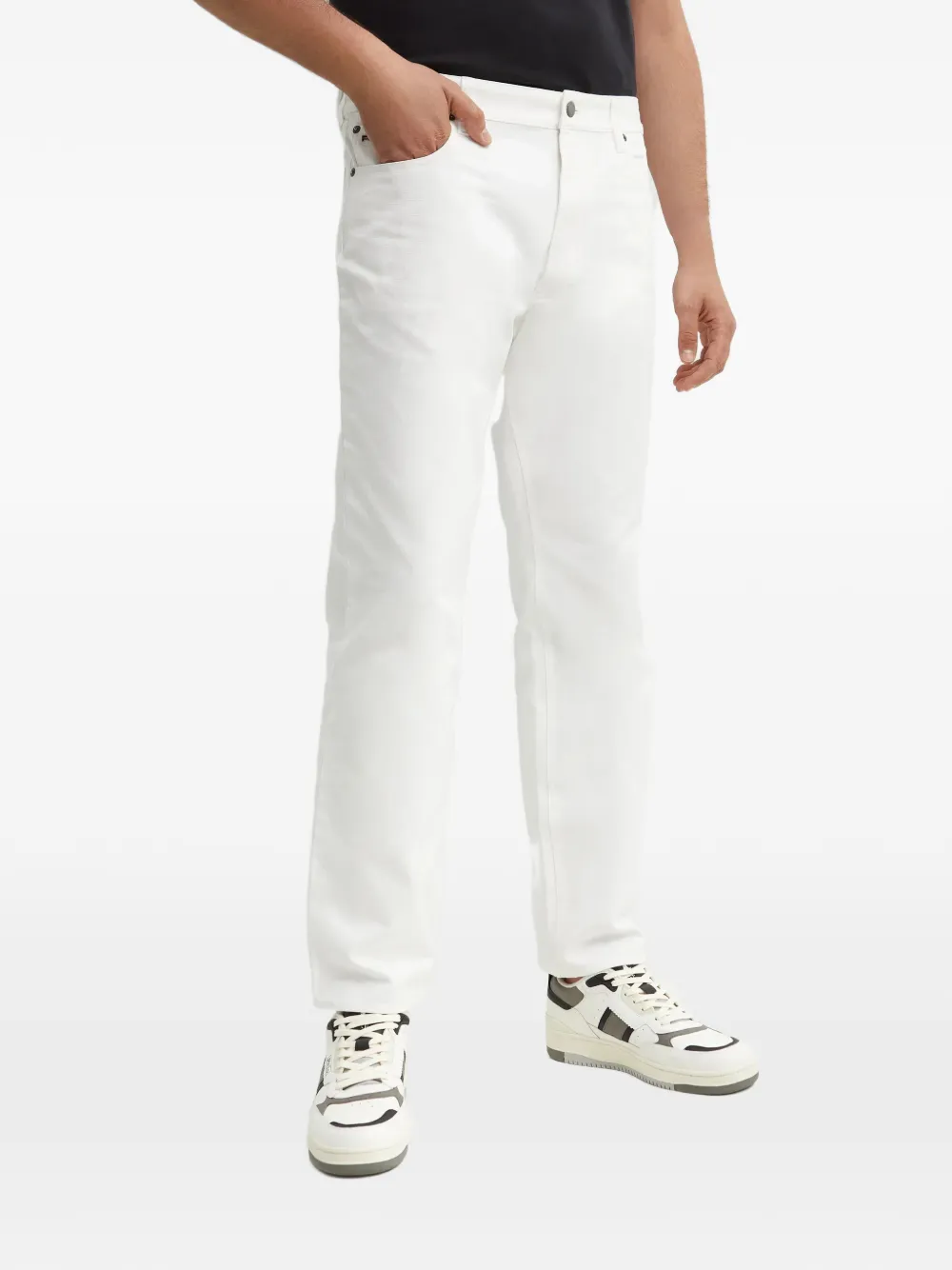 Polo Ralph Lauren logo-detail five-pocket jeans - Bianco