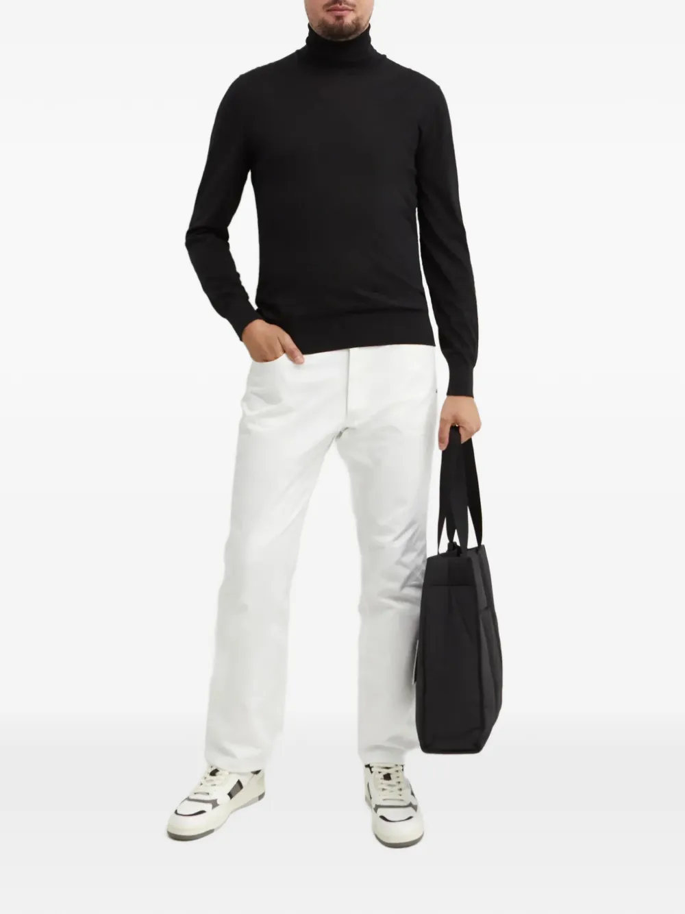 Polo Ralph Lauren logo-detail five-pocket jeans - Wit