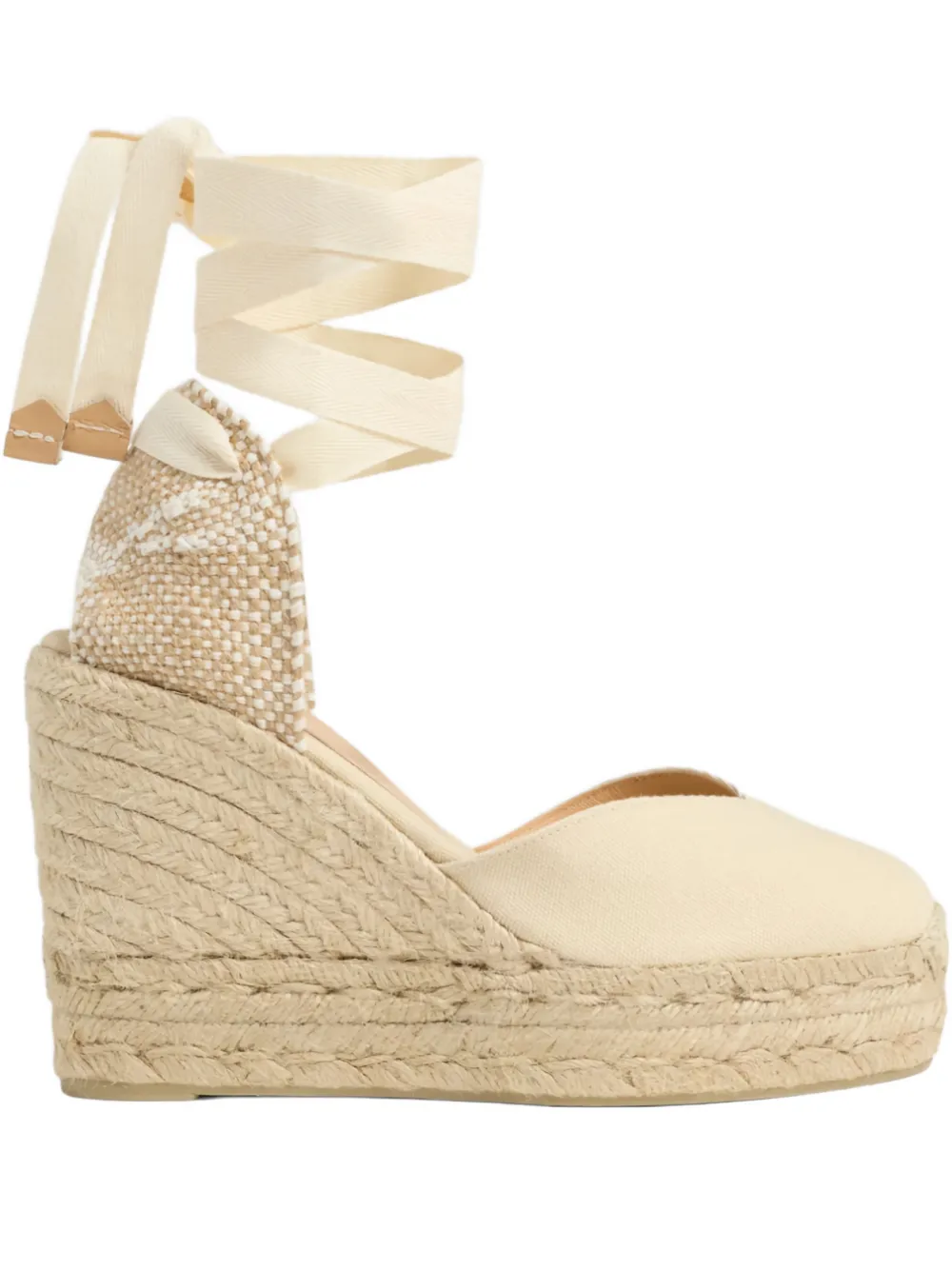 Castañer Chiara wedge-platform heeled espadrille - Toni neutri