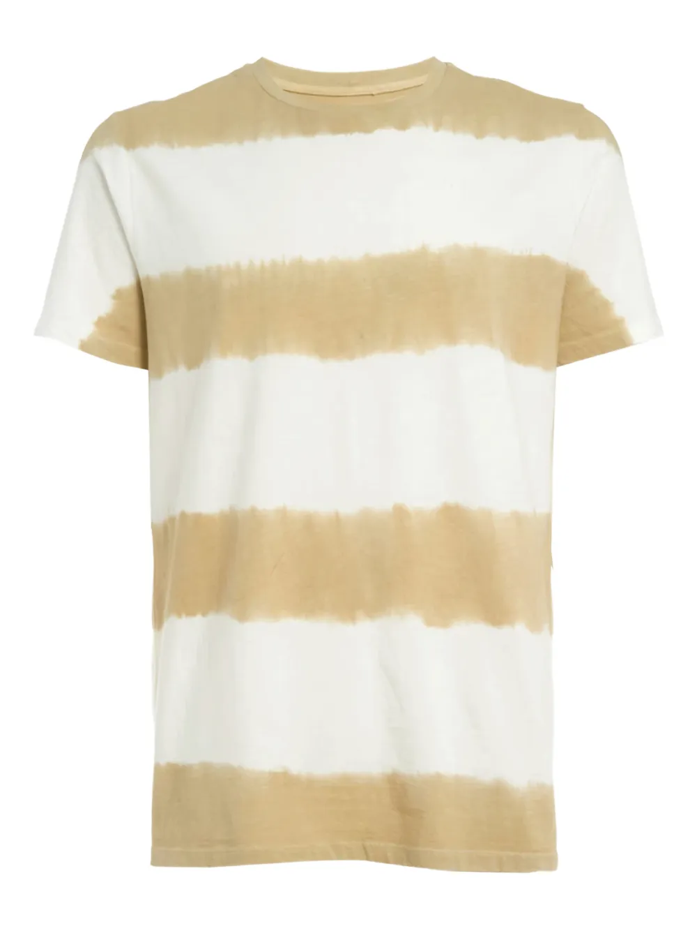 SEROYA Hunter striped round-neck T-shirt - Bianco