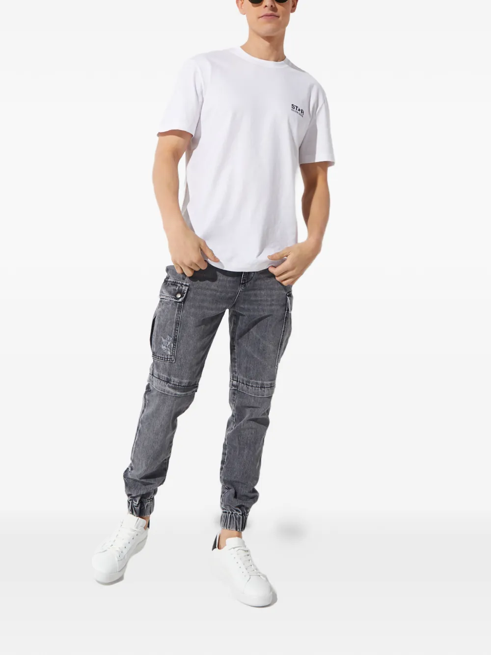 SEROYA John flap-pocket jeans - Grijs