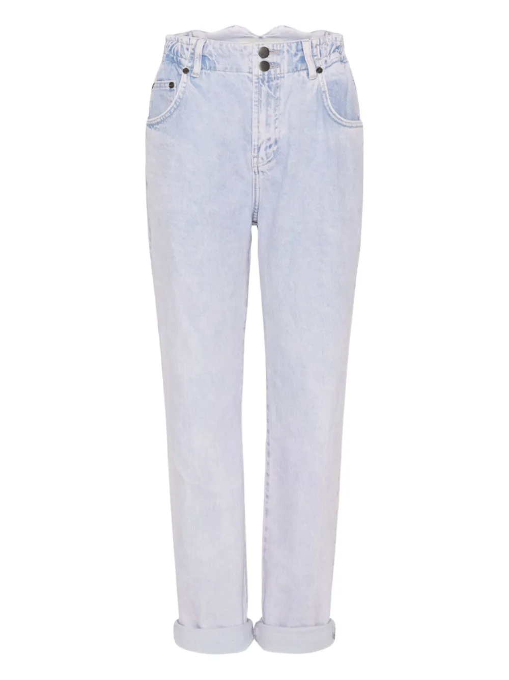 One Teaspoon Gerade Jeans mit Stretchbund - Blau