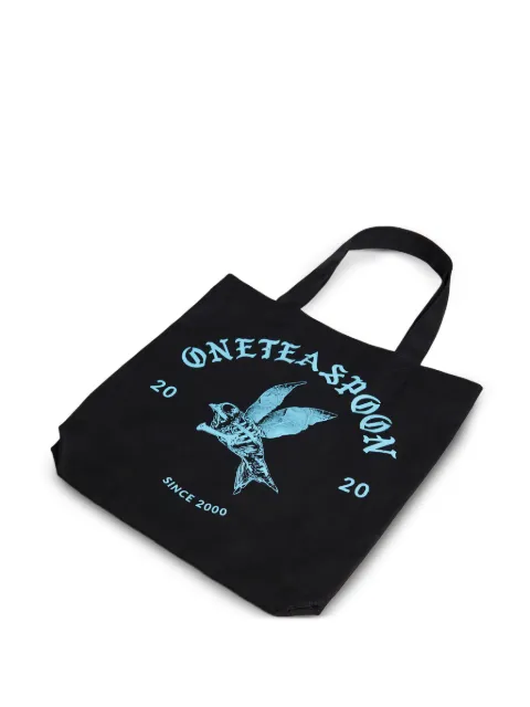 One Teaspoon x OneTeaspoon x Moliera 2 logo shopper bag