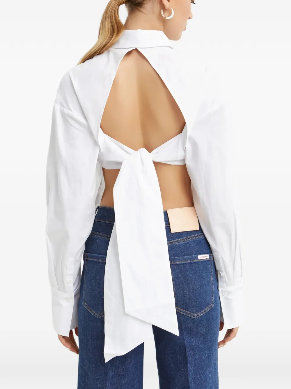  Seroya Tie Detail Shirt - White 