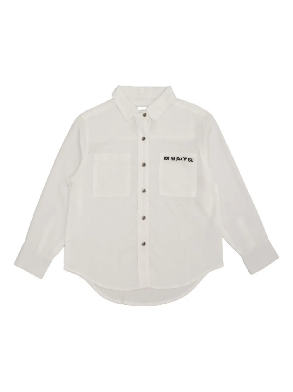 oneteaspoon kids Soho button pocket shirt - Weiß