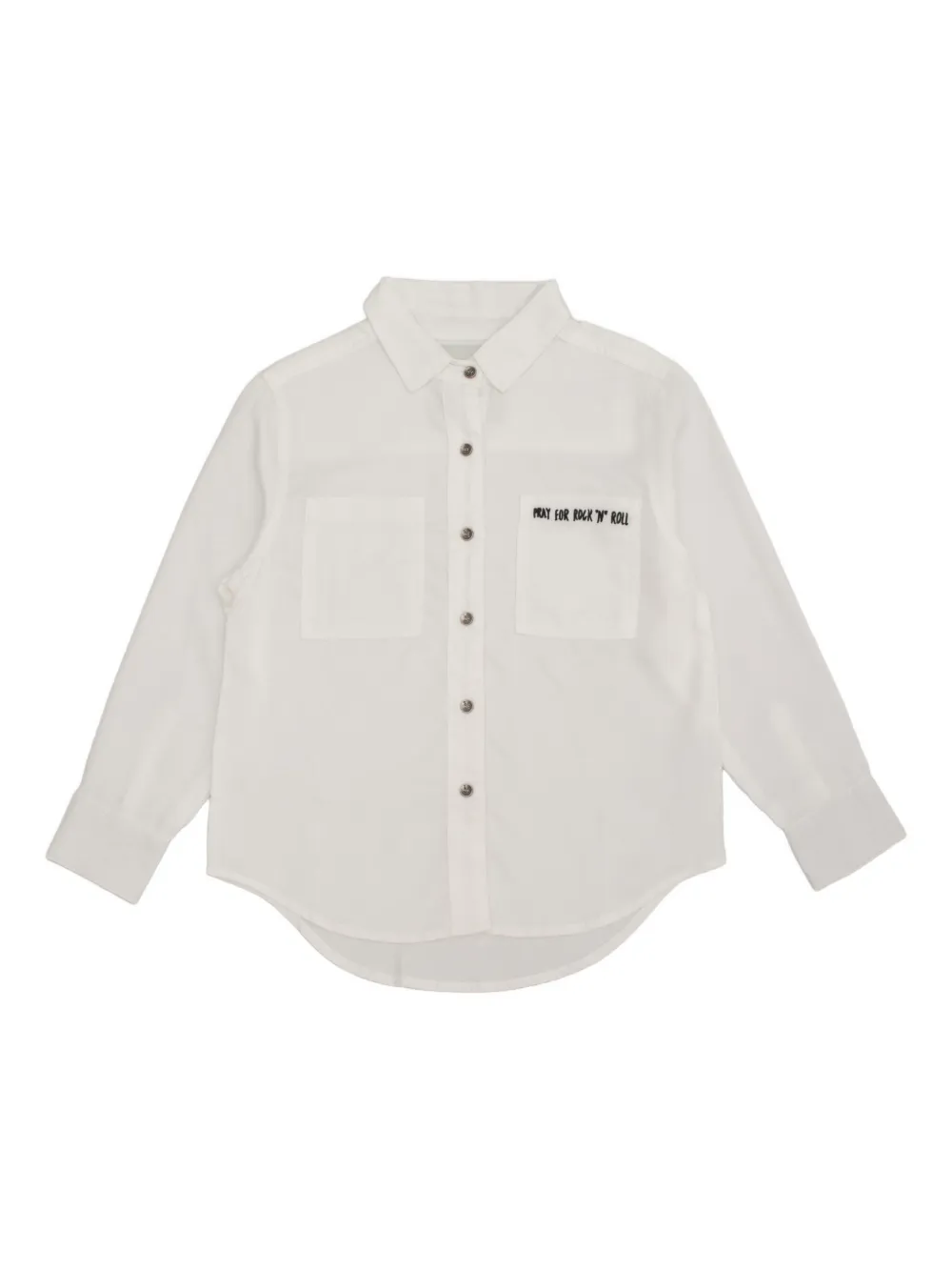oneteaspoon kids Soho button pocket shirt - Bianco