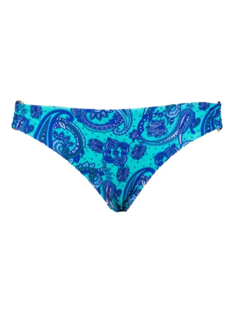 Caha Capo Dubai paisley metal buckle bikini bottoms