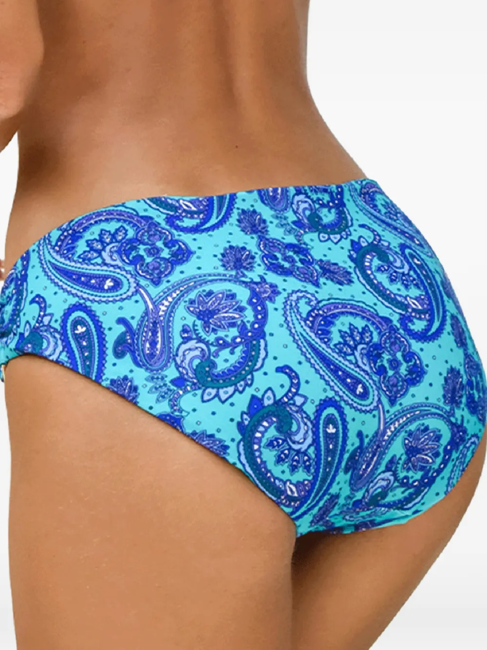 Caha Capo Dubai Bikinislip met paisley-print Blauw